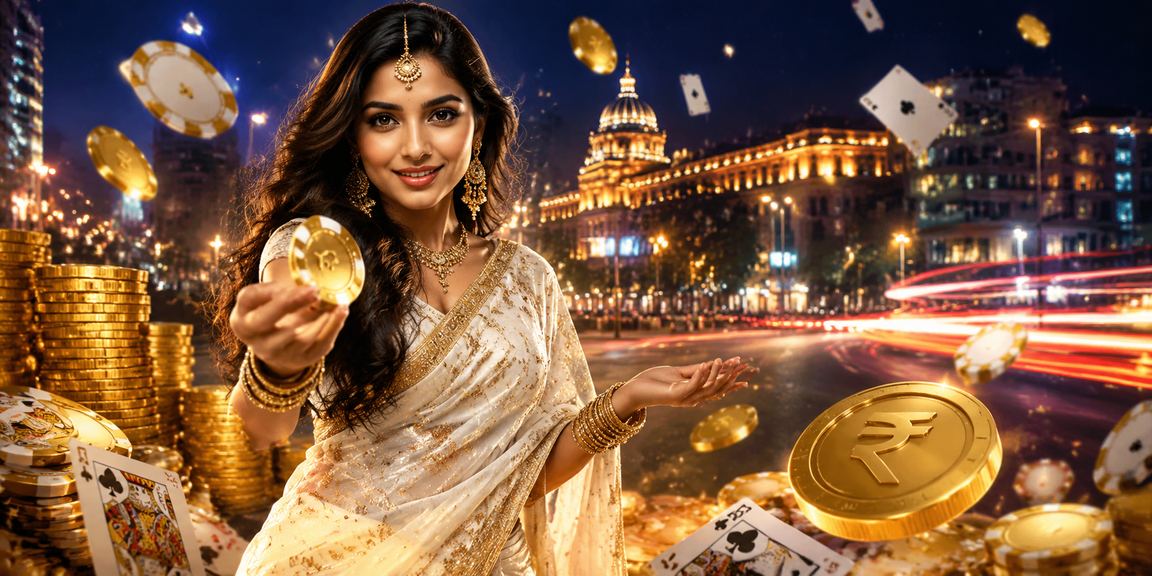 User making casino payment on mobile device in India